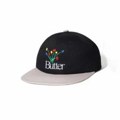 Bouquet 6 Panel Cap, Black / Tan