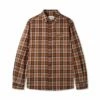 Caterpillar Flannel Shirt, Brown / Orange -Butter Goods Store CaterpillarFlannelShirtBrown Orange1