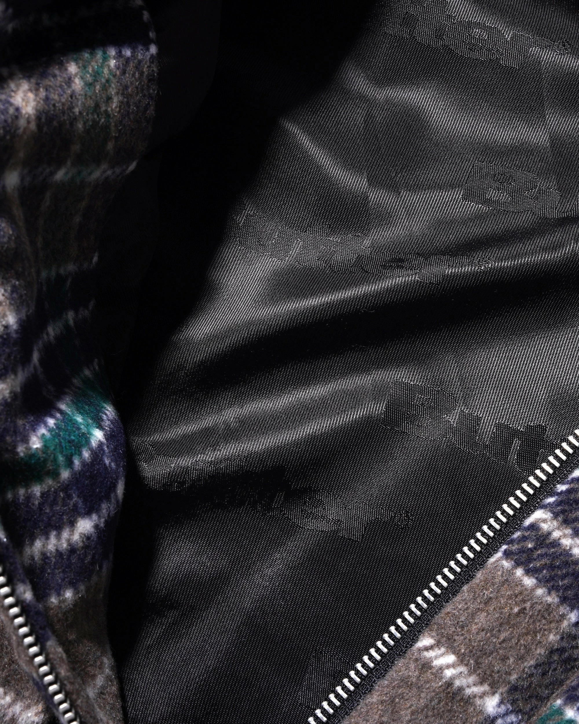 Grove Plaid Overshirt, Grey / Navy / Forest 6 Grove Plaid Overshirt, Grey / Navy / Forest - Image 4