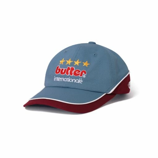 Internationale 6 Panel Cap, Slate / Ruby 3 Internationale 6 Panel Cap, Slate / Ruby -Butter Goods Store Internationale6PanelCapSlate Ruby1 5f693752 09e4 45c5 8ec0 7b1bc1e2814f