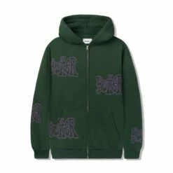Tour Zip-Thru Hood, Dark Green