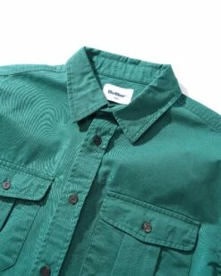 Butter Goods Store -Butter Goods Store WashedPocketLongSleeveShirtFern2