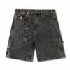Weathergear Heavy Weight Denim Shorts, Gun Metal 2 Weathergear Heavy Weight Denim Shorts, Gun Metal -Butter Goods Store WeathergearHeavyWeightDenimShortsGunMetal1
